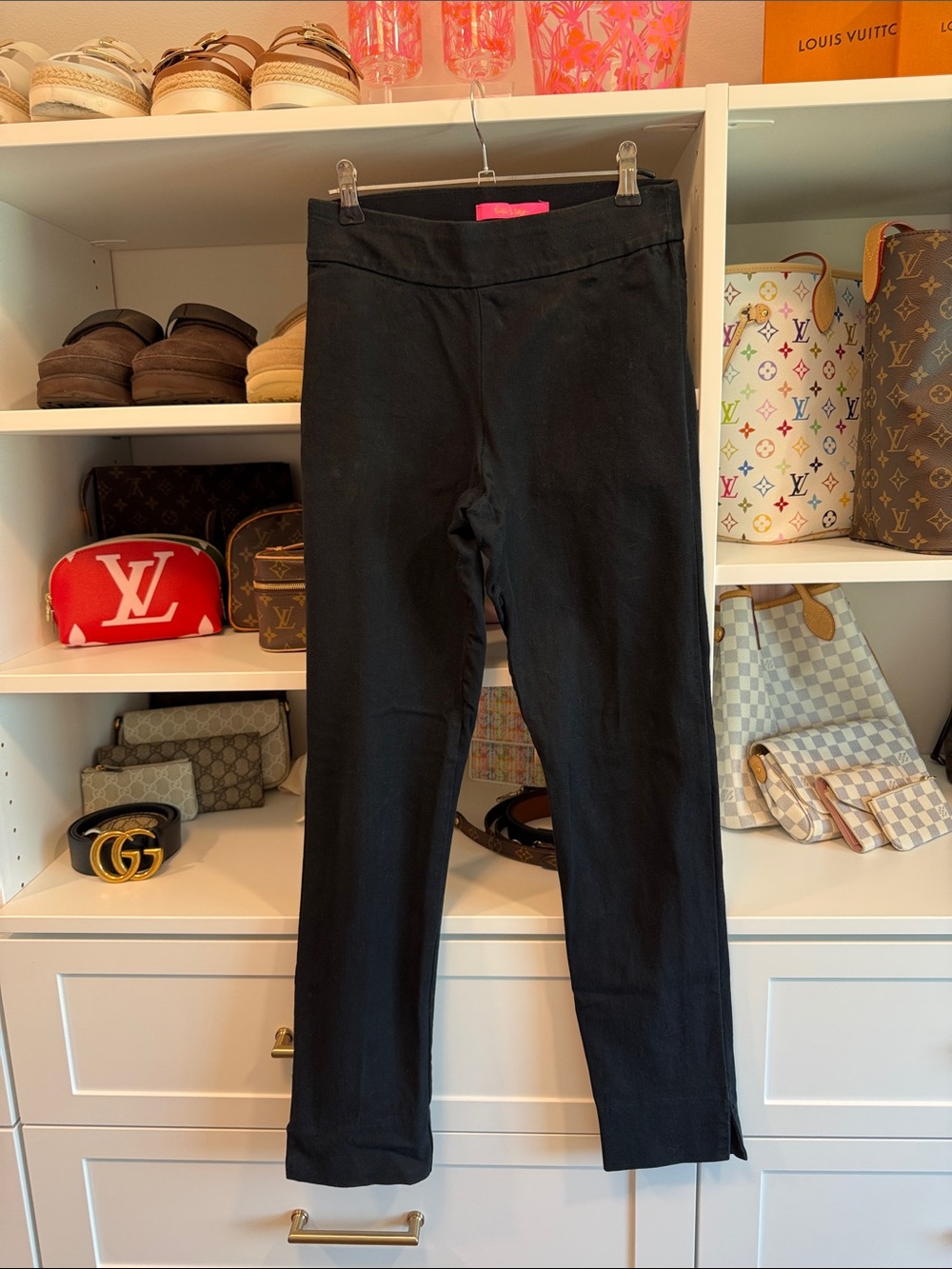 Lilly Pulitzer Merrin Pull On Pants Onyx Black